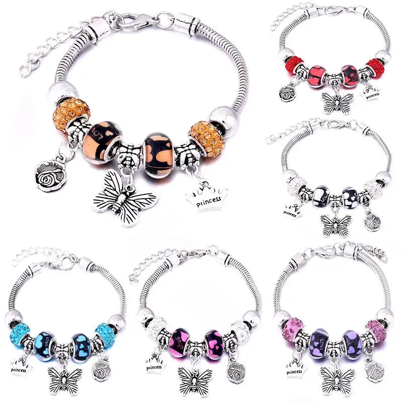 Fashion Glamour Bangle Jewelry 6 Colors Metal Lobster Buckle - USMJ0219 AliExpress-Dropship