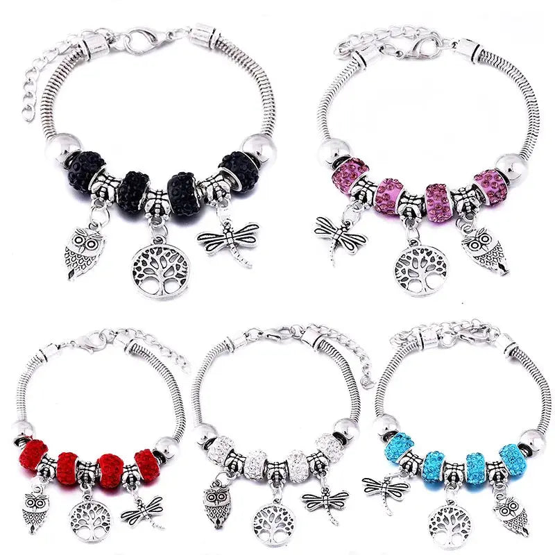 Fashion Glamour Bangle Jewelry 6 Colors Metal Lobster Buckle - USMJ0219 AliExpress-Dropship