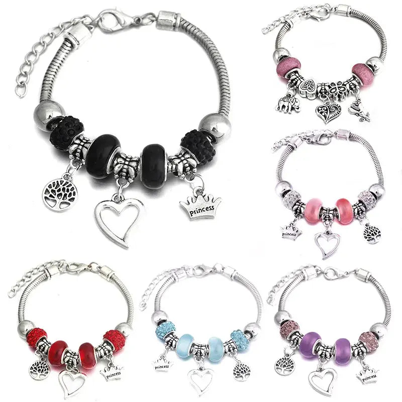 Fashion Glamour Bangle Jewelry 6 Colors Metal Lobster Buckle - USMJ0219 AliExpress-Dropship