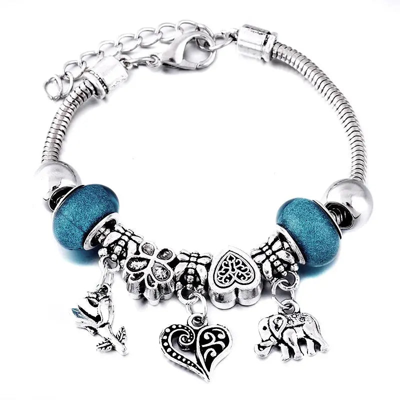 Fashion Glamour Bangle Jewelry 6 Colors Metal Lobster Buckle - USMJ0219 AliExpress-Dropship