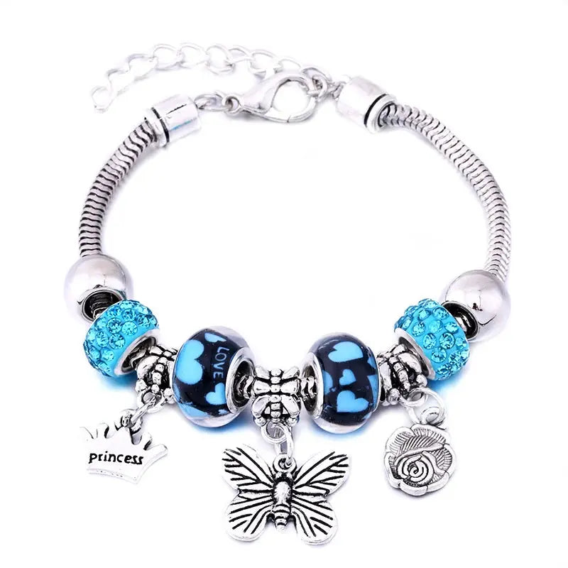 Fashion Glamour Bangle Jewelry 6 Colors Metal Lobster Buckle - USMJ0219 AliExpress-Dropship