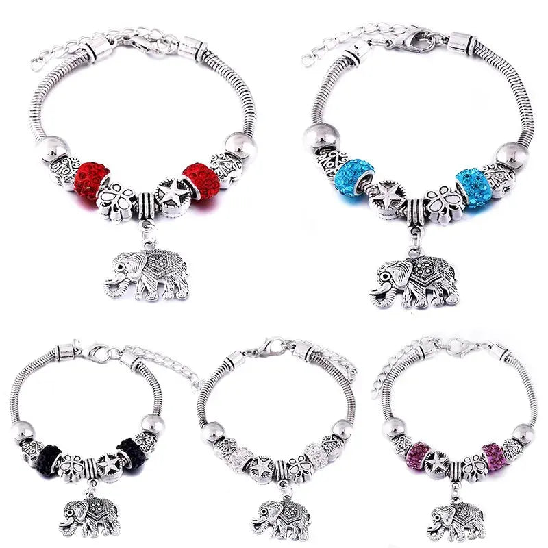 Fashion Glamour Bangle Jewelry 6 Colors Metal Lobster Buckle - USMJ0219 AliExpress-Dropship