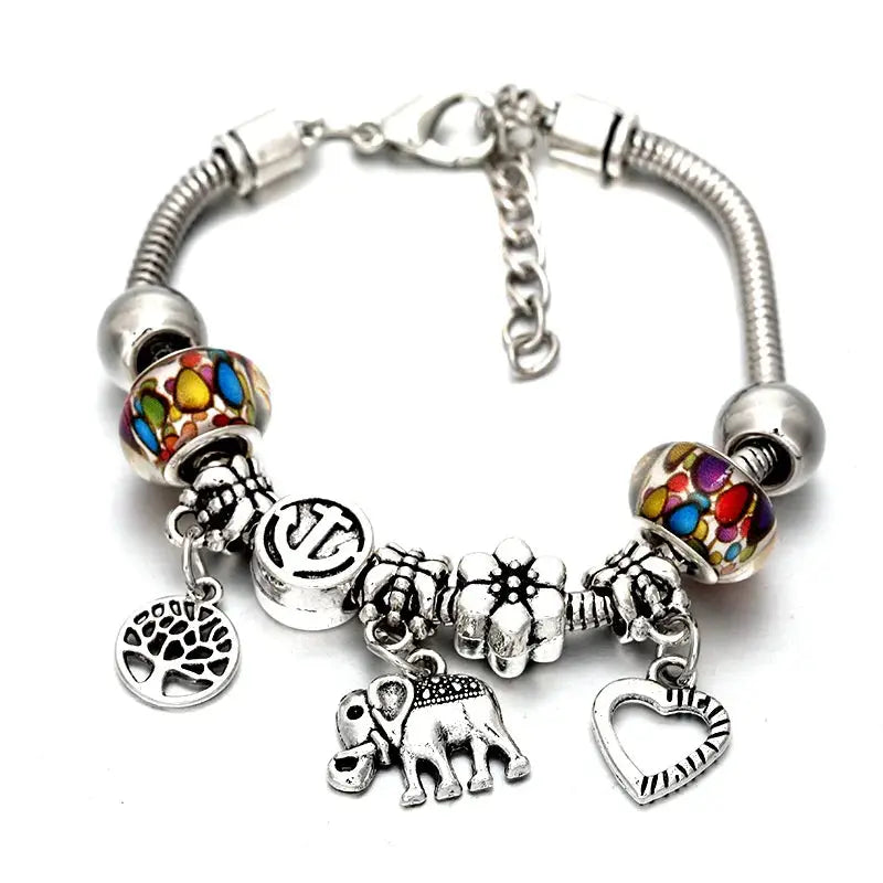 Fashion Glamour Bangle Jewelry 6 Colors Metal Lobster Buckle - USMJ0219 AliExpress-Dropship