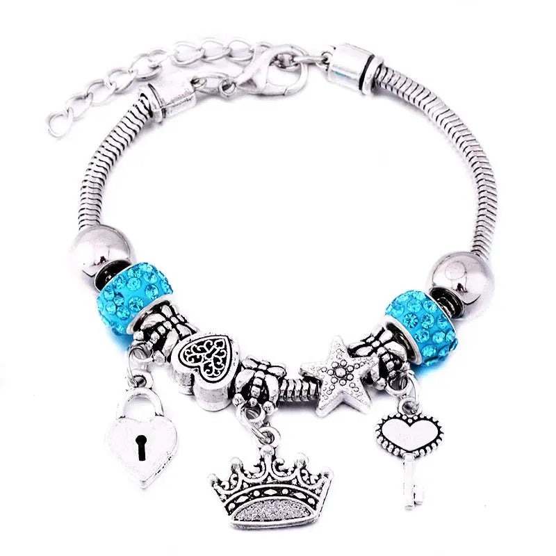 Fashion Glamour Bangle Jewelry 6 Colors Metal Lobster Buckle - USMJ0219 AliExpress-Dropship