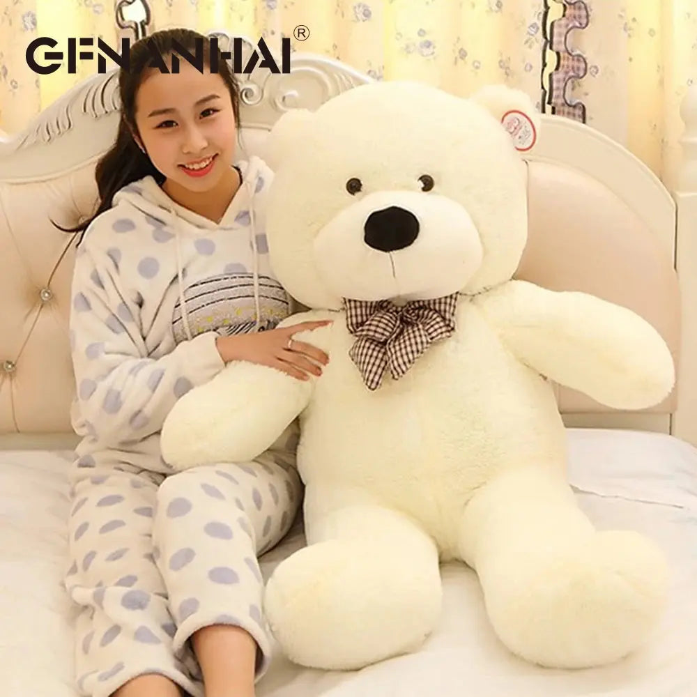 Cute bear plush toy stuffed soft bear animal plush pillow 1pc 80/100cm - USMGD0245 AliExpress-Dropship