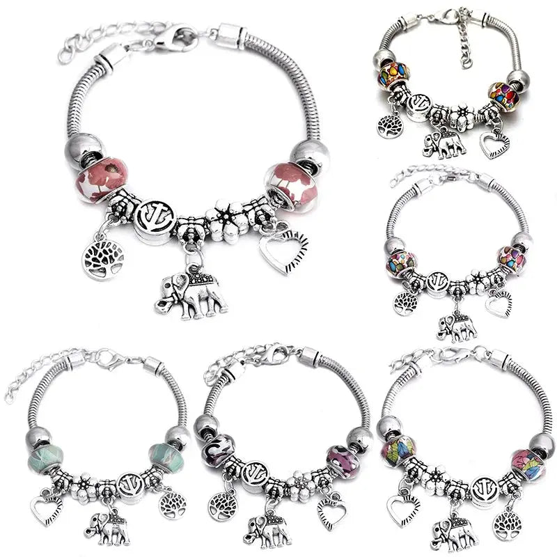 Fashion Glamour Bangle Jewelry 6 Colors Metal Lobster Buckle - USMJ0219 AliExpress-Dropship