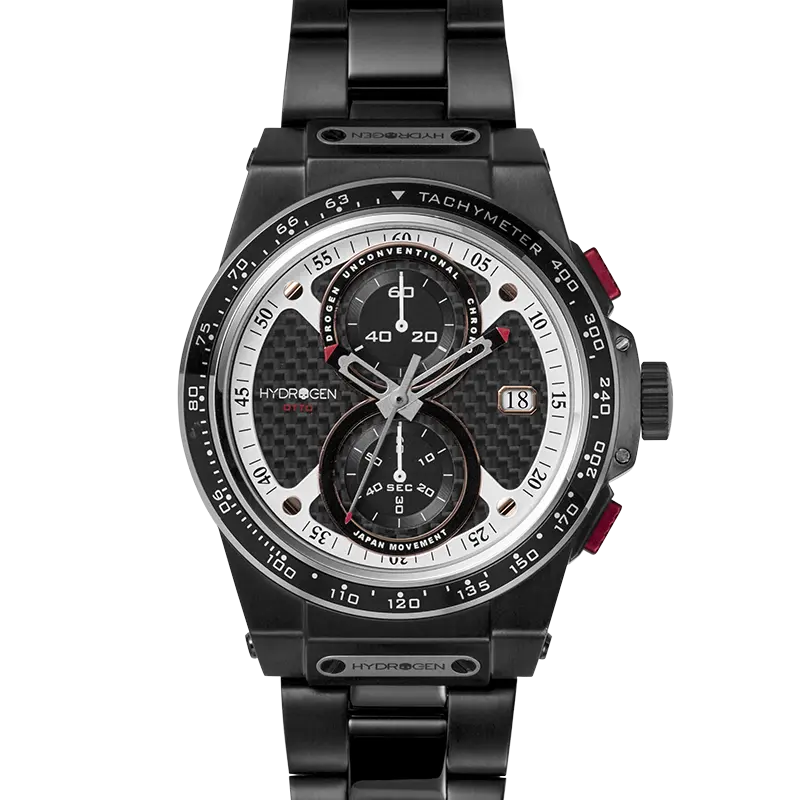 Otto Chrono All Black Bracelet - USM083 Ruby Alcestis