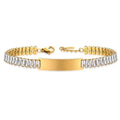 Unisex Bracelet Cubic Zirconia Laser Engraved Logo - USMK0233 AliExpress-Dropship