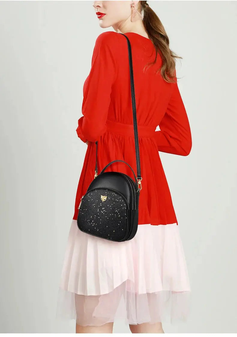 FOXER Glett Design Mini Female Backpack Split Leather Multilayer - USMGD0248 AliExpress-Dropship