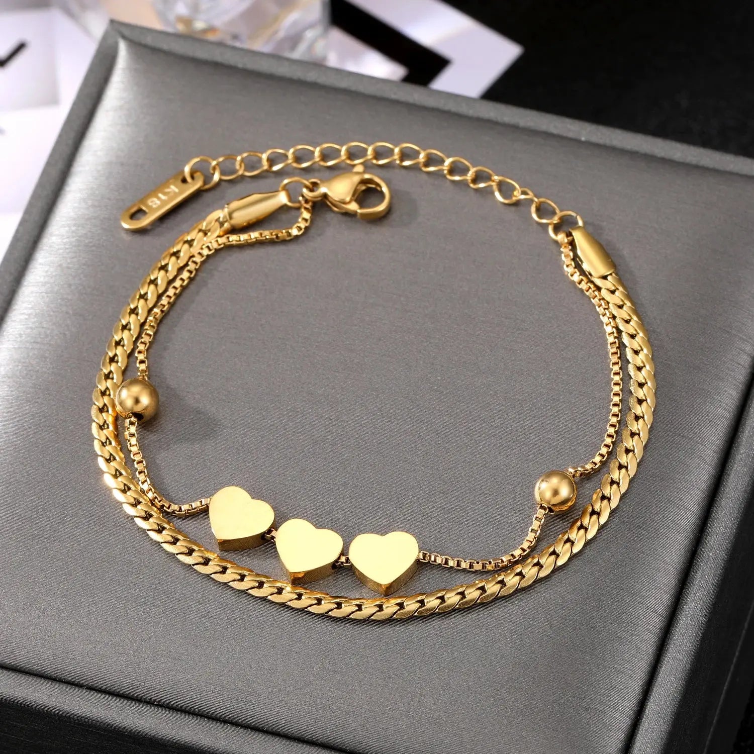 VKME Women Jewelry Love Letter Heart Bracelet - USMJ0235 AliExpress-Dropship