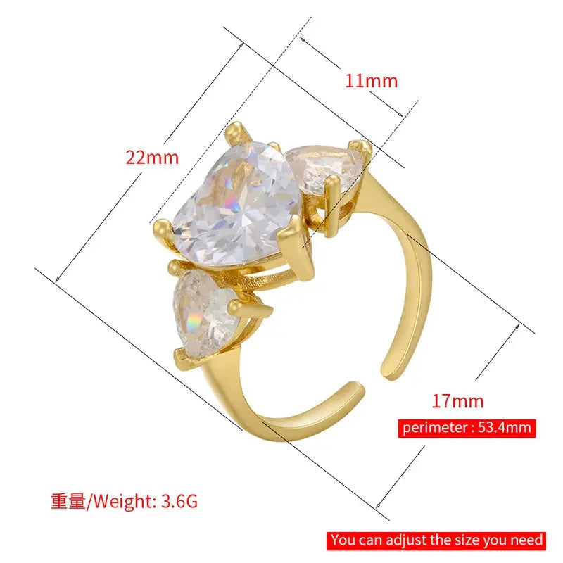 5A heart shape CZ iced out bling heart CZ tennis necklace - USMJ0250 AliExpress-Dropship