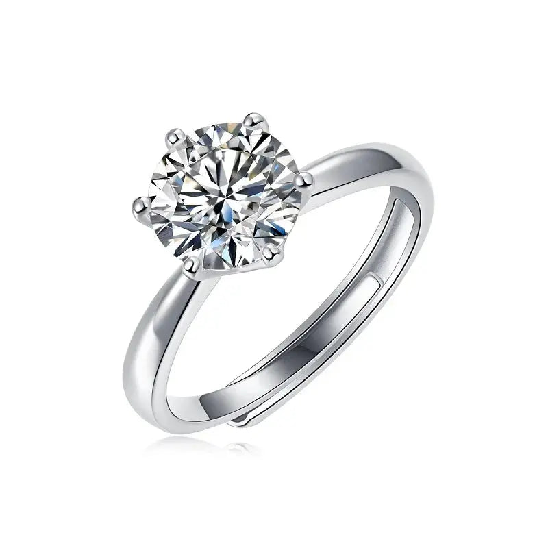 Diamond Wedding Ring Sterling Silver Plated Ring - USMJ0231 AliExpress-Dropship
