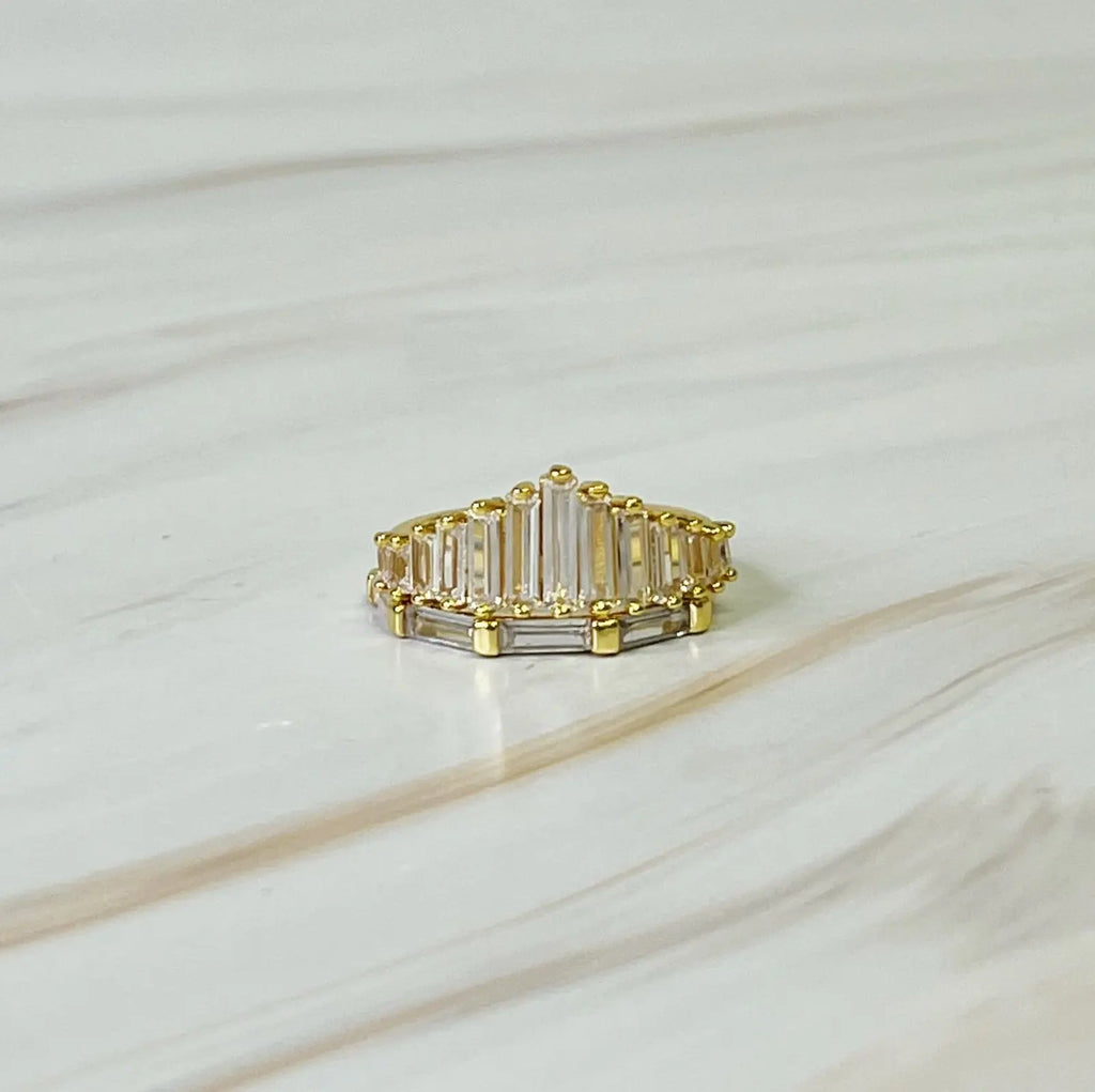 Crown Channel Ring Set Of 2 - USMJ0324 DC-Ellison+Young