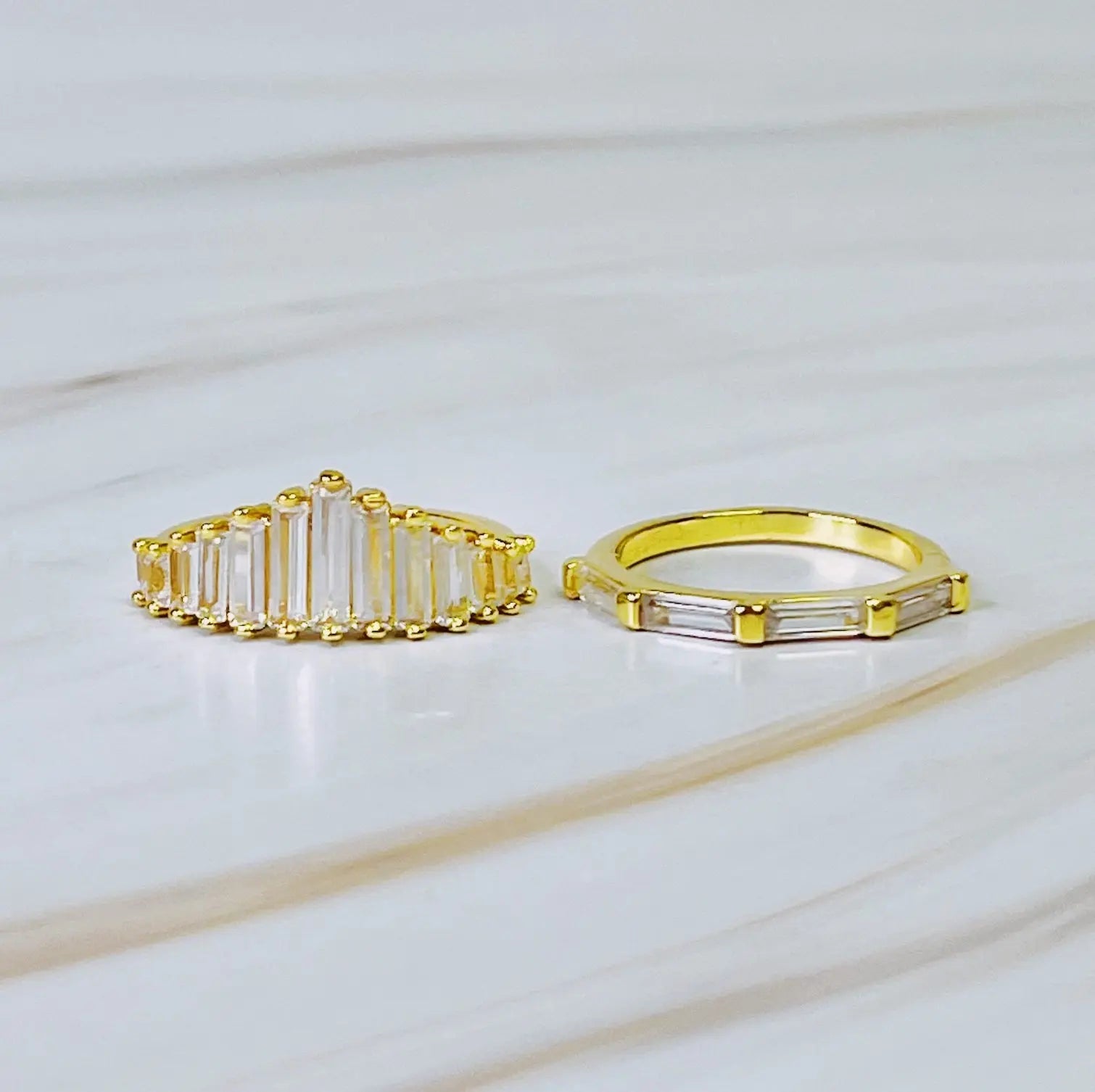 Crown Channel Ring Set Of 2 - USMJ0324 DC-Ellison+Young