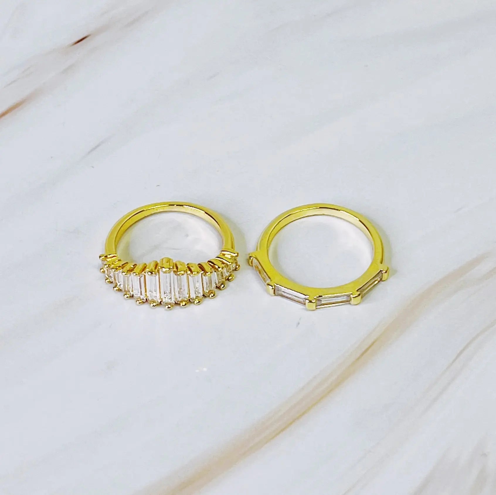 Crown Channel Ring Set Of 2 - USMJ0324 DC-Ellison+Young