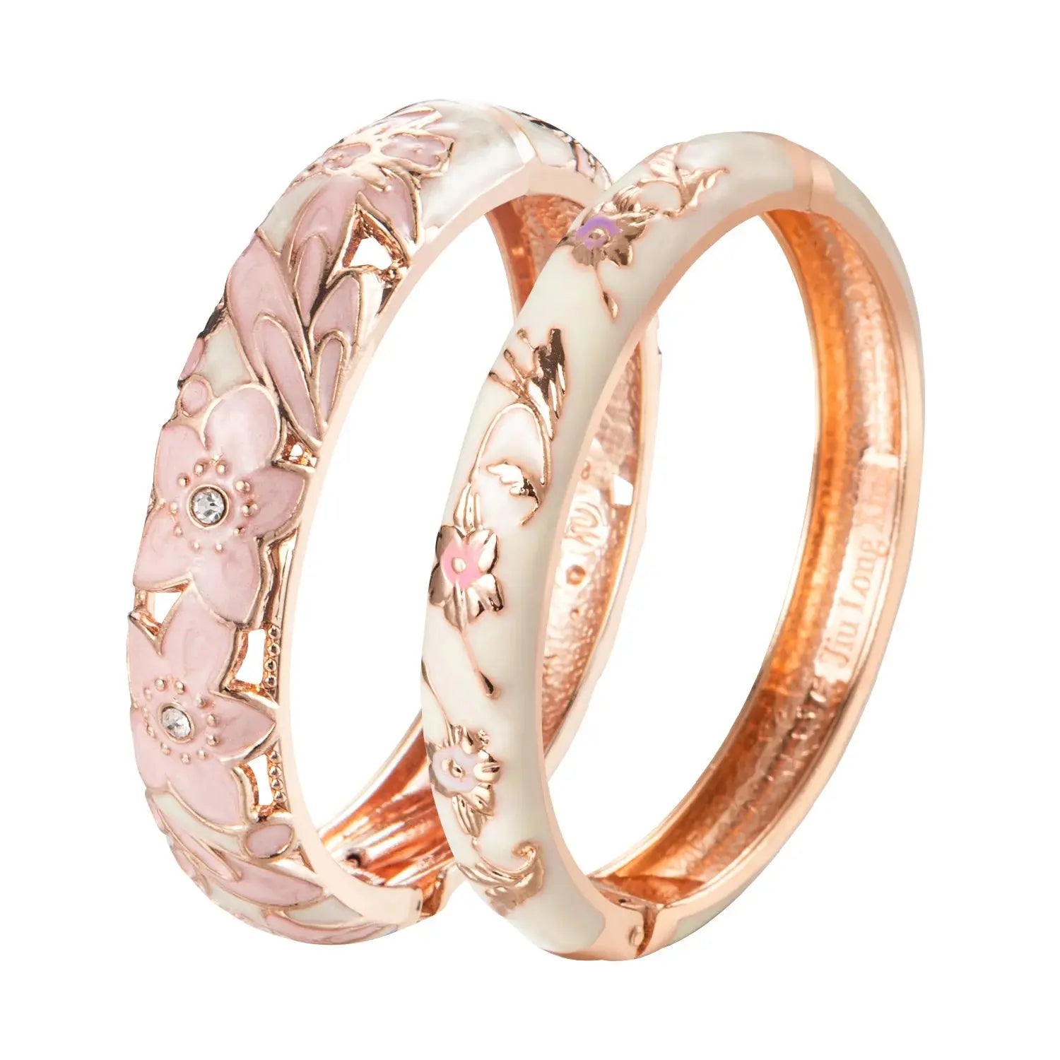 Bangle For Women Double Enamel Bangle Set Cloisonne - USMJ0265 AliExpress-Dropship