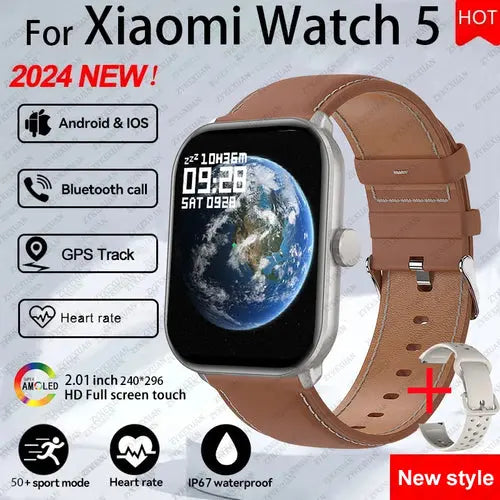 Xiaomi Watch 5 Men Women HD AMOLED Screen Heart - ON SALE 10% Discount - USMW0296 AliExpress