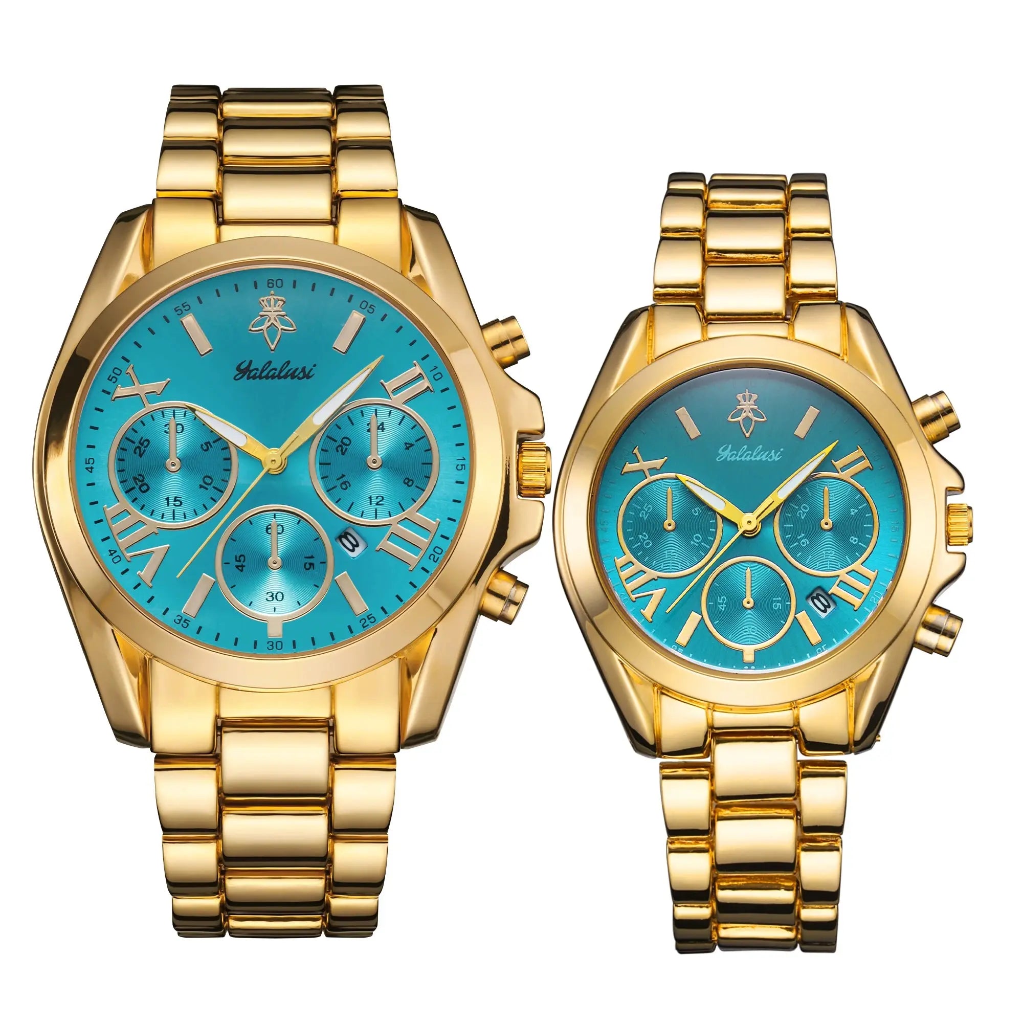 Gold Luxury Couple Watch Box Watch Remover Vacuum Plating - USMJ0253 AliExpress-Dropship