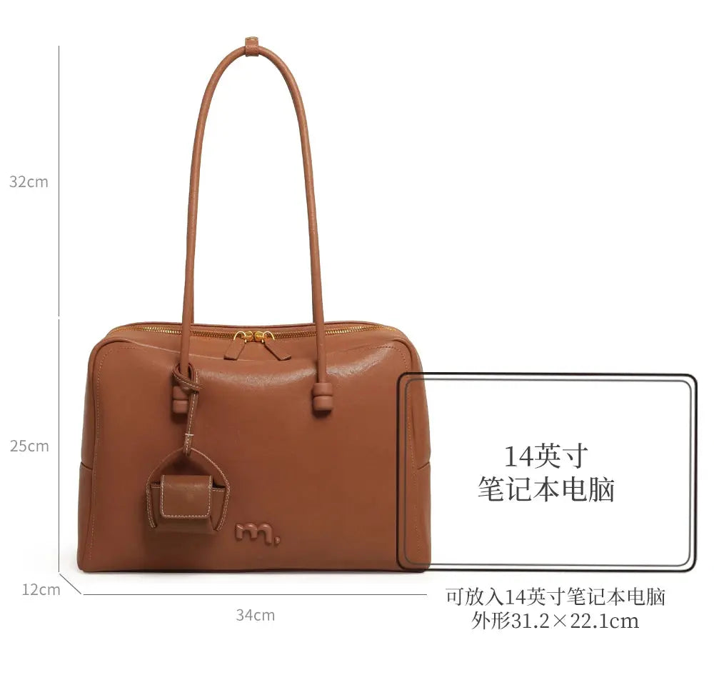 Large Briefcase Retro Women Boston Bag Fashion - USMJ0266 AliExpress-Dropship