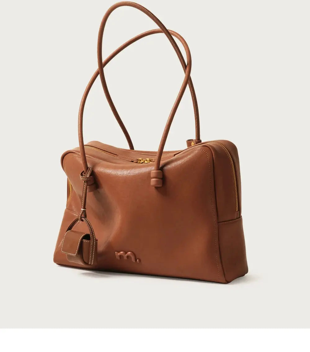 Large Briefcase Retro Women Boston Bag Fashion - USMJ0266 AliExpress-Dropship