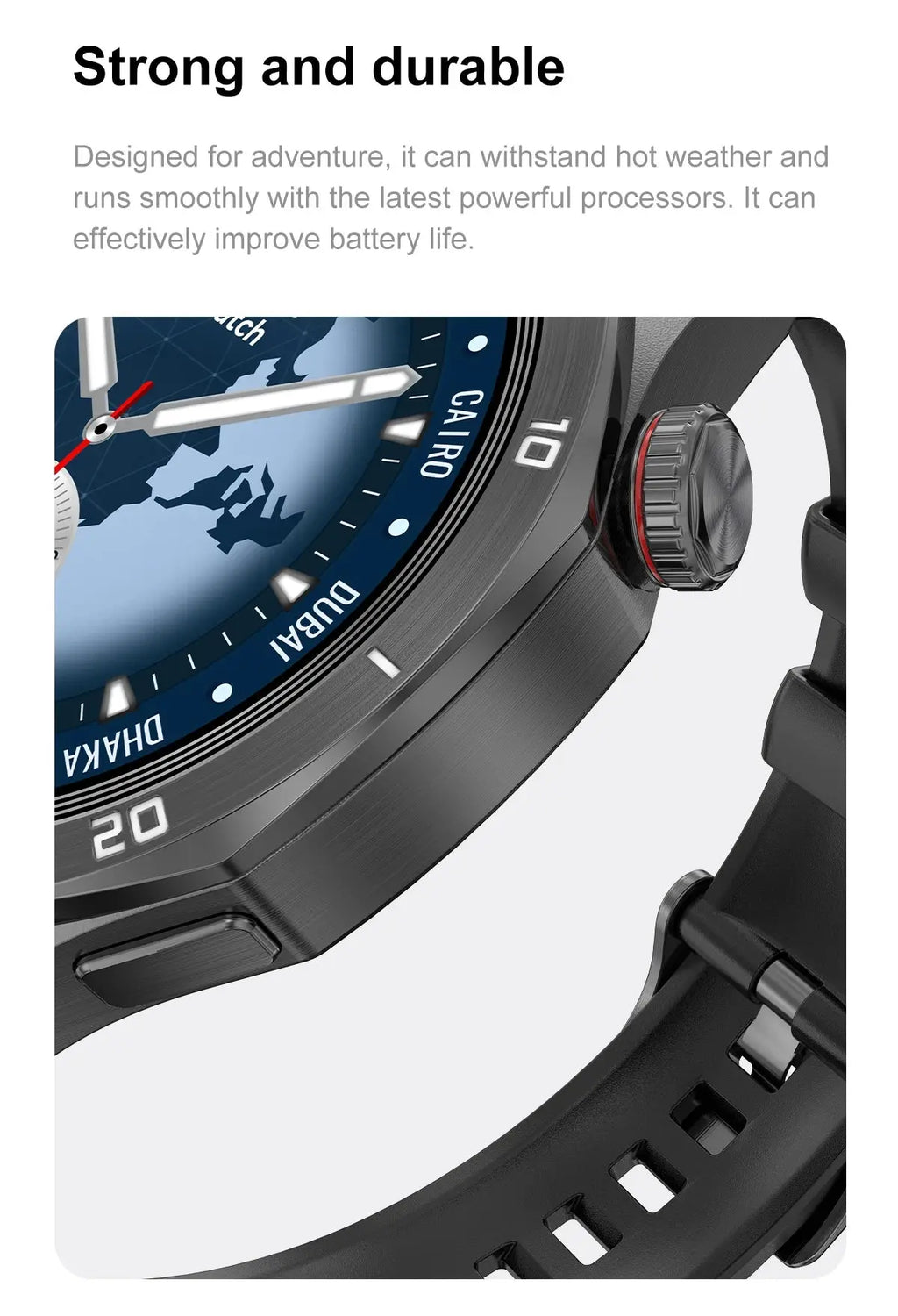 GT5 Pro Smart Watch Global Version Titanium Alloy Waterproof ON SALE 5% Discount - USM0217 AliExpress-Dropship