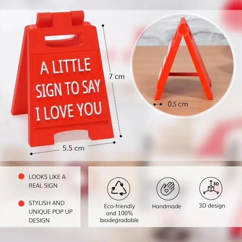 Valentines Day Gifts Romantic I Love You Sign Fun Boyfriend - USMGD0191 AliExpress-Dropship