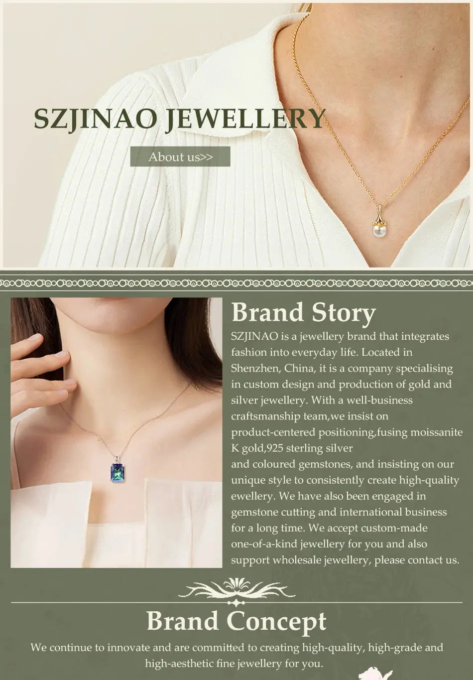 Love Shape Moissanite Pendant 14K Gold Lightweight Hollow Craft - USMJ0247 AliExpress-Dropship