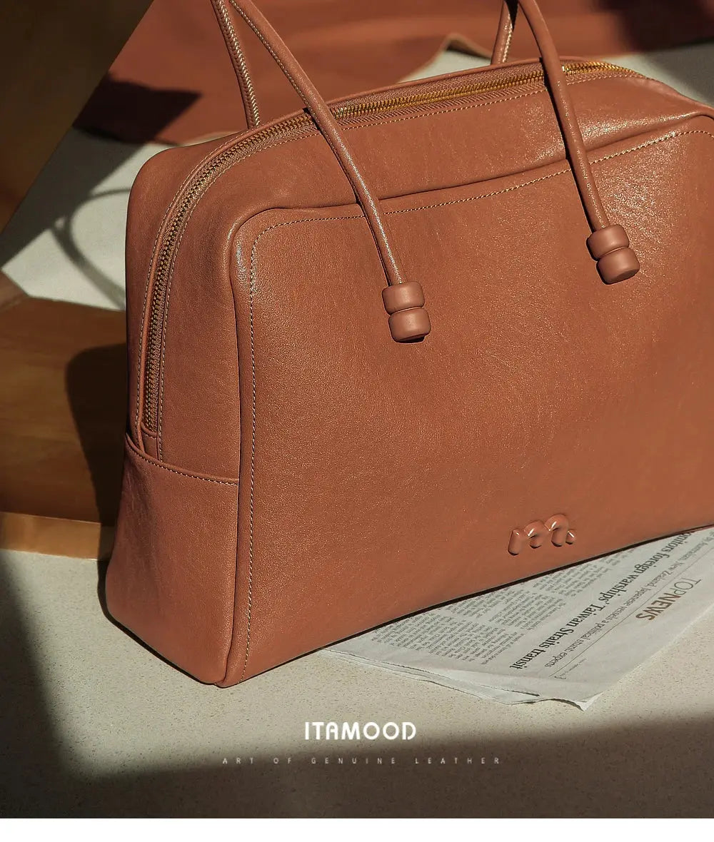 Large Briefcase Retro Women Boston Bag Fashion - USMJ0266 AliExpress-Dropship
