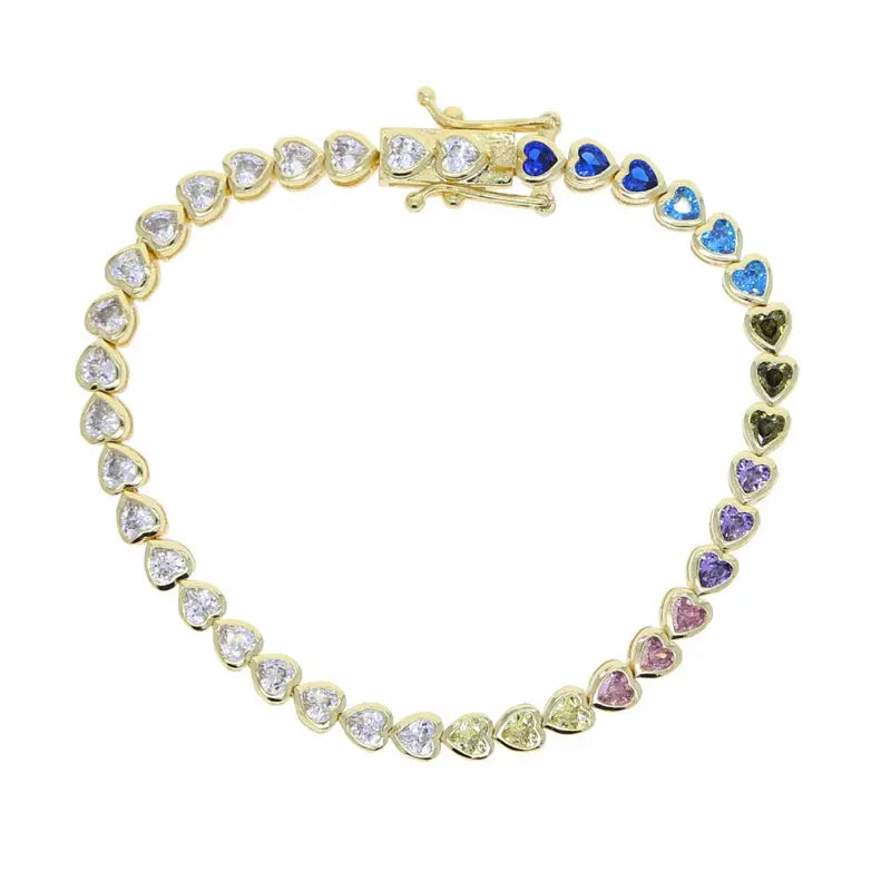 Bezel Cubic Zirconia 5A CZ Tennis Chain Bracelet - USMJ0227 AliExpress-Dropship