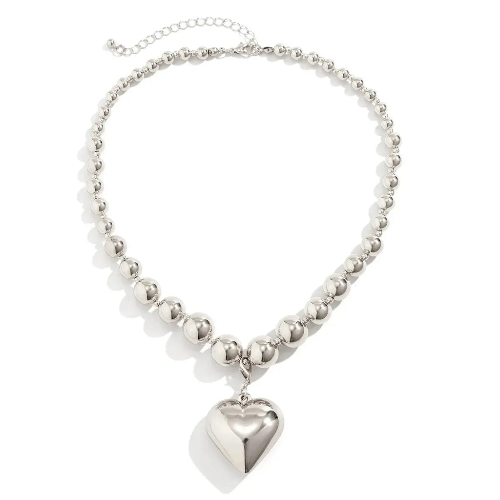 Heart Pendant Necklace for Women Trendy Choker Collar - USMJ0274 AliExpress-Dropship