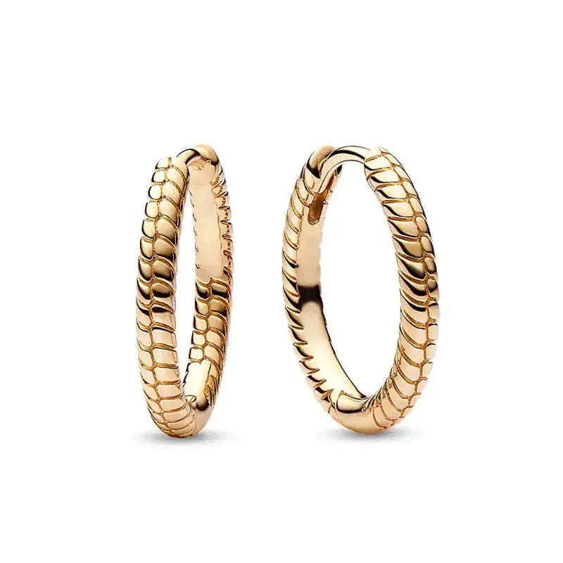 Party Gifts 925 Sterling Silver Gold Color Sparkling Round Heart Earrings - USMJ0200 AliExpress-Dropship