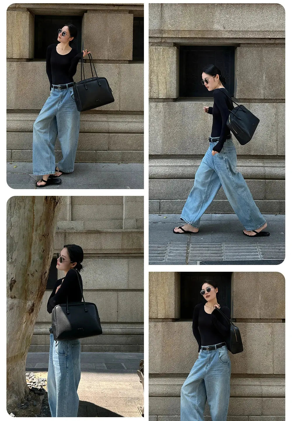 Large Briefcase Retro Women Boston Bag Fashion - USMJ0266 AliExpress-Dropship