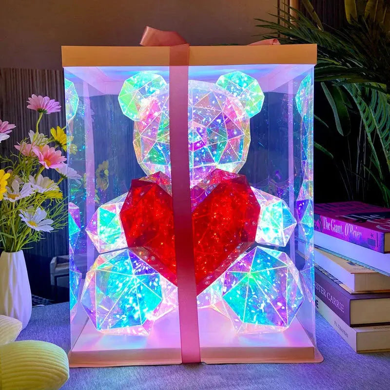 Colorful Glowing Bear 30CM High Fantasy LED Little Bear Lamp - USMJ0252 AliExpress-Dropship