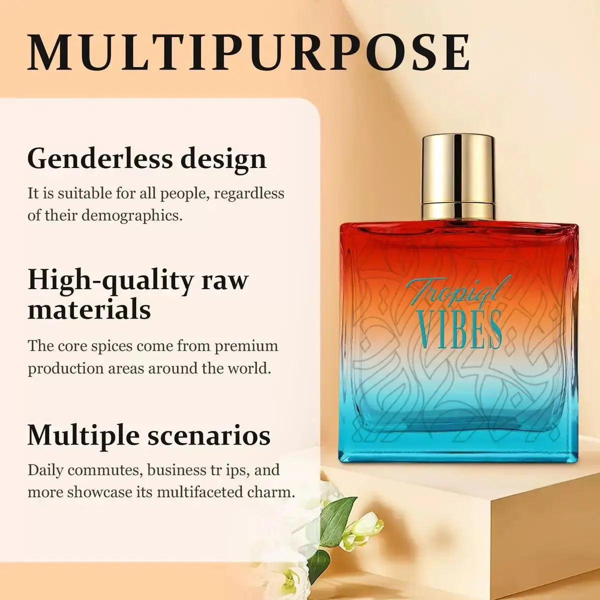 Neutral Perfume: Mild, Long-Lasting Scent, Tropical Style - USMP0148 AliExpress-Dropship