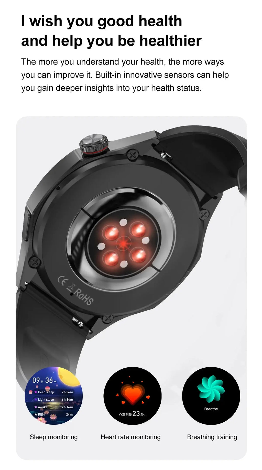 GT5 Pro Smart Watch Global Version Titanium Alloy Waterproof ON SALE 5% Discount - USM0217 AliExpress-Dropship