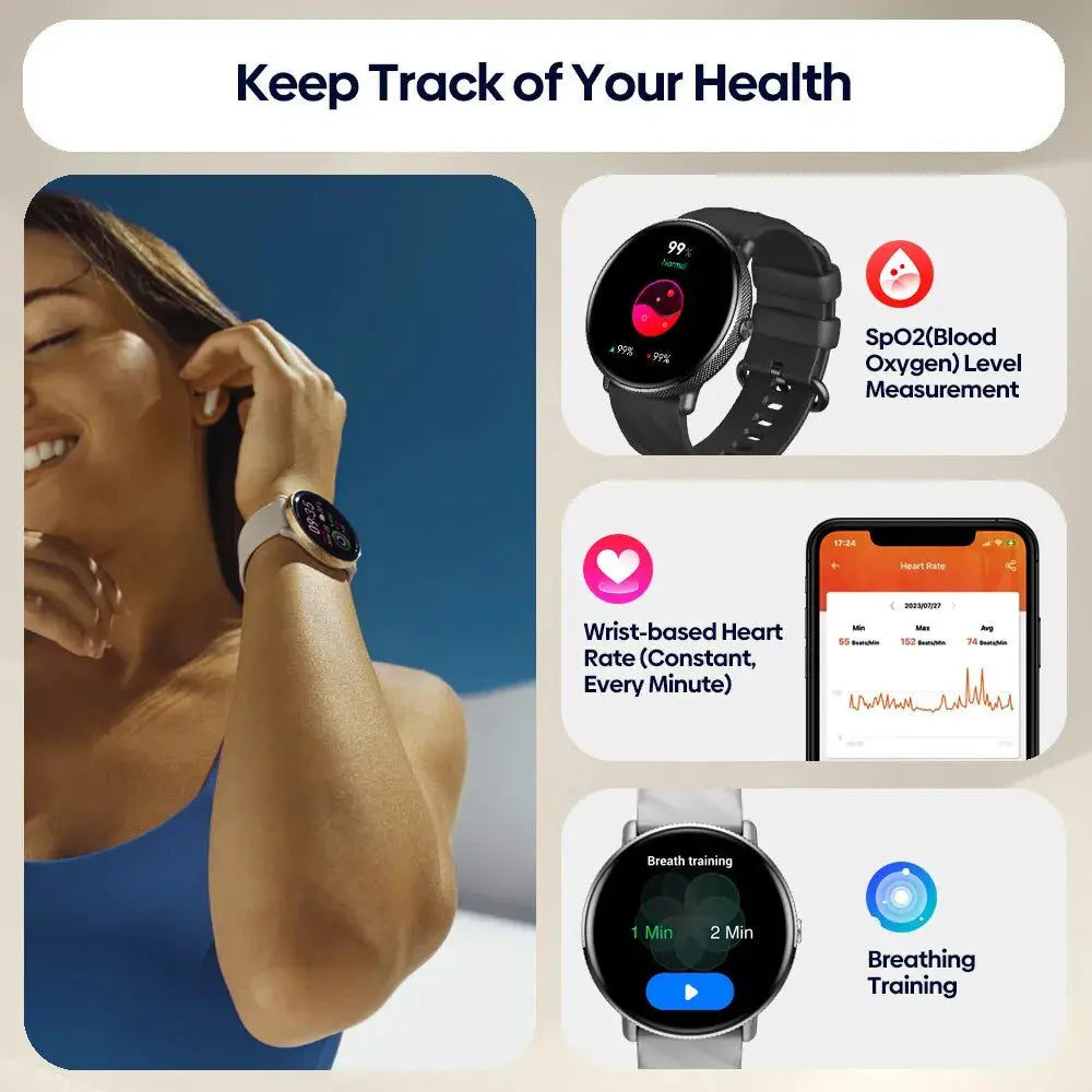 Zeblaze GTR 3 Pro Voice Calling Smart Watch - ON SALE 5% Discount - USMW0292 AliExpress