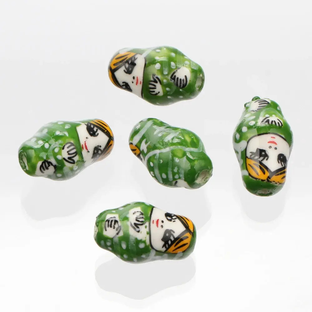 Doll Shape Patterns Ceramic Porcelain Loose Crafts Beads - USMJ0260 AliExpress-Dropship