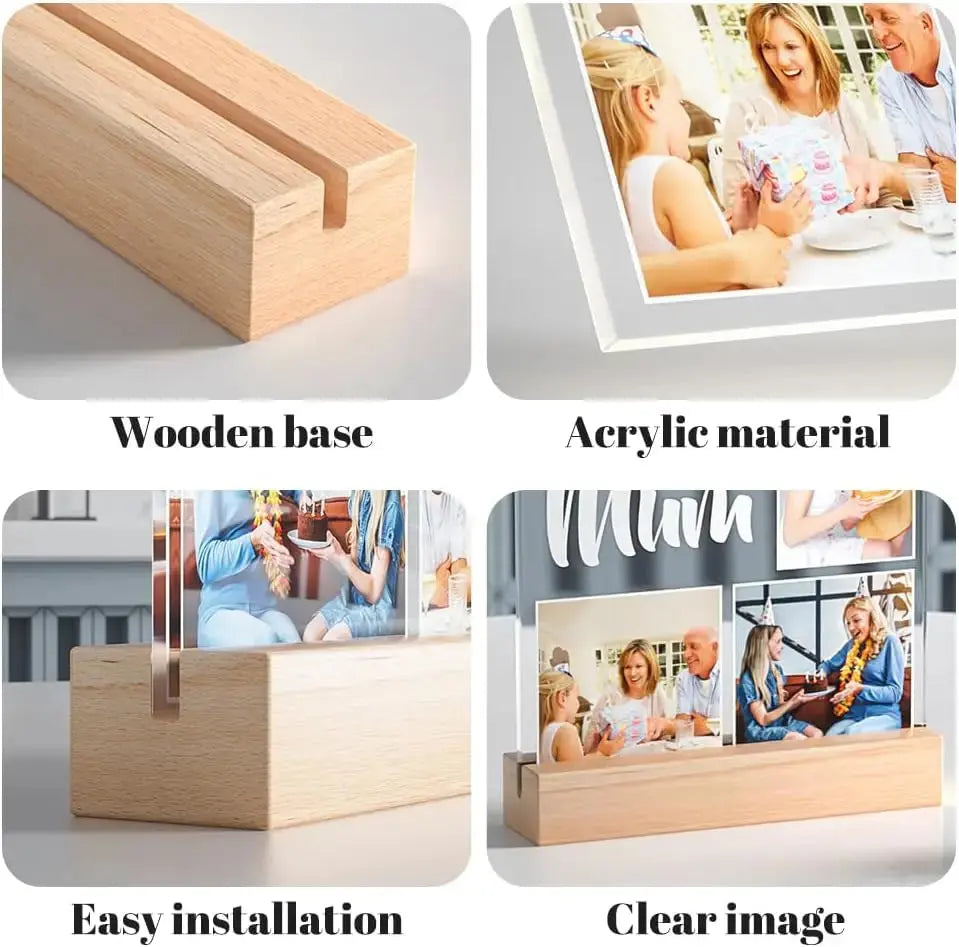 Spotify Music Plaque Gifts for Personalized Acrylic Photo Frame Lamp Couple - USMGD0202 AliExpress-Dropship