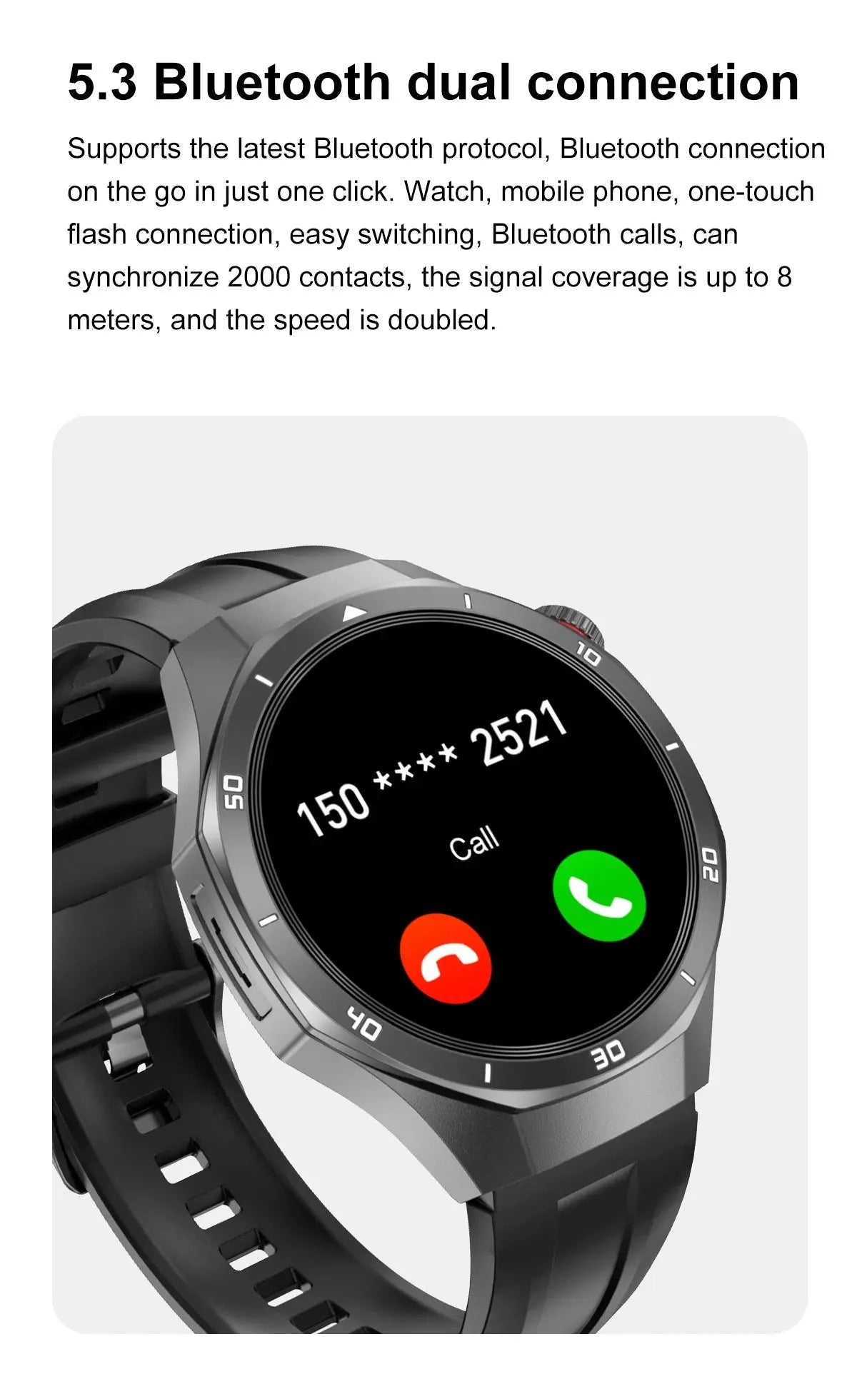 GT5 Pro Smart Watch Global Version Titanium Alloy Waterproof ON SALE 5% Discount - USM0217 AliExpress-Dropship