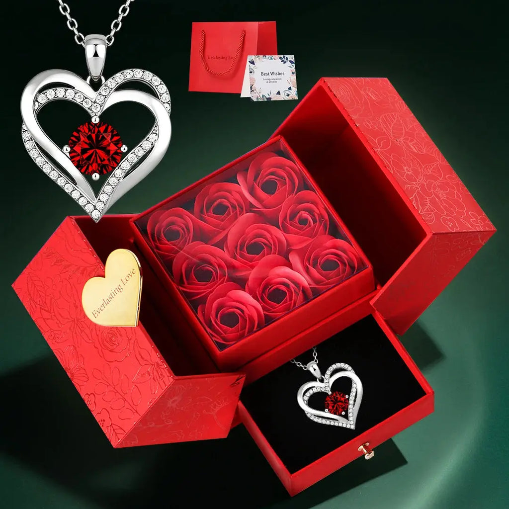 Elegant Rose Jewelry Gift Set with Necklace - Present for Her - USMJ0205 AliExpress-Dropship