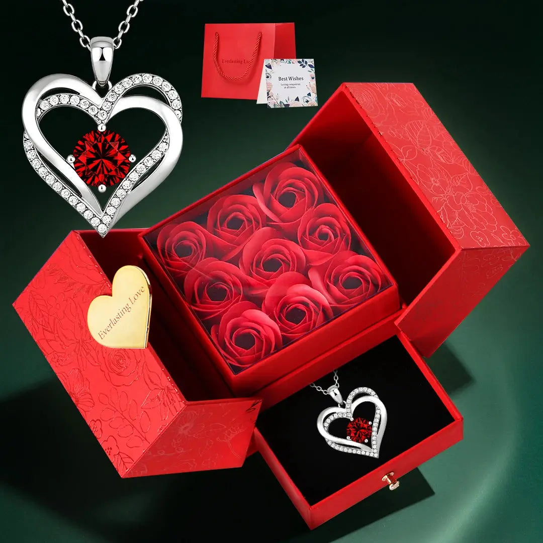 Elegant Rose Jewelry Gift Set with Necklace - Present for Her - USMJ0205 AliExpress-Dropship