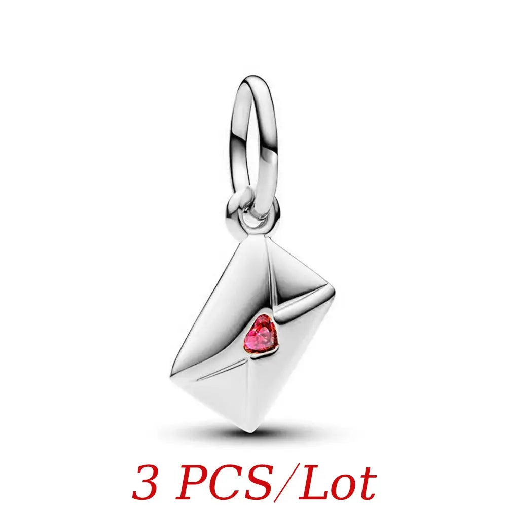 Love Letter Envelope Dangle Charm Fit Original Pan Bracelet - USMJ0266 AliExpress-Dropship