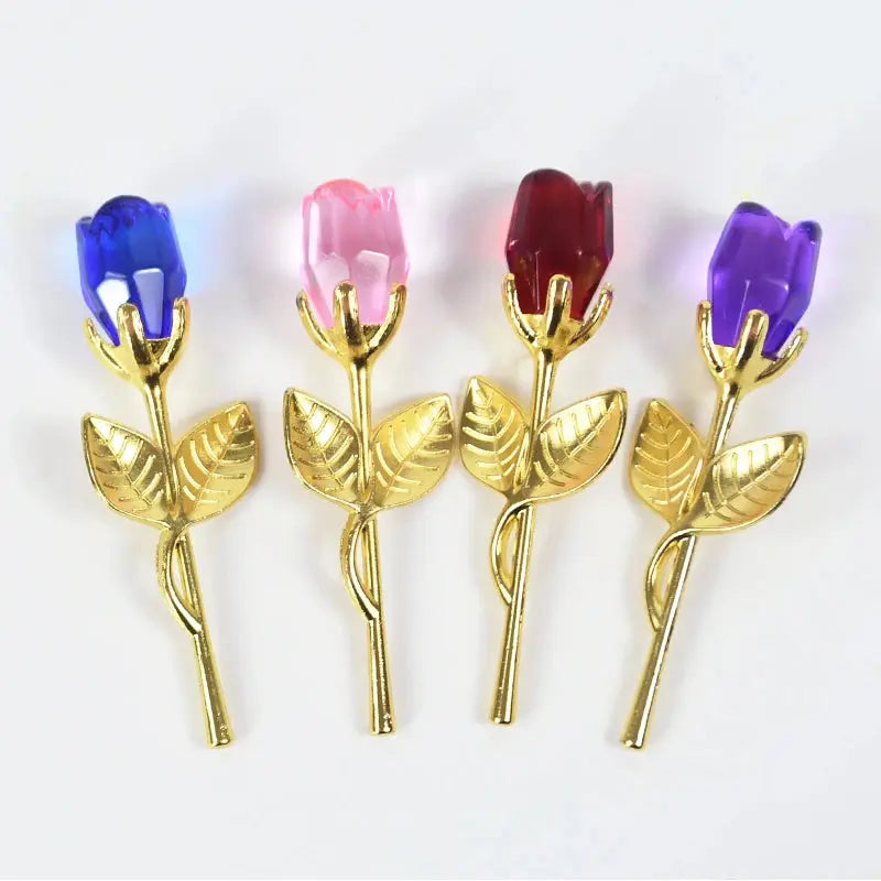 Gift I Love You Crystal Bear Artificial Rose Flowers - USMGD0184 AliExpress-Dropship