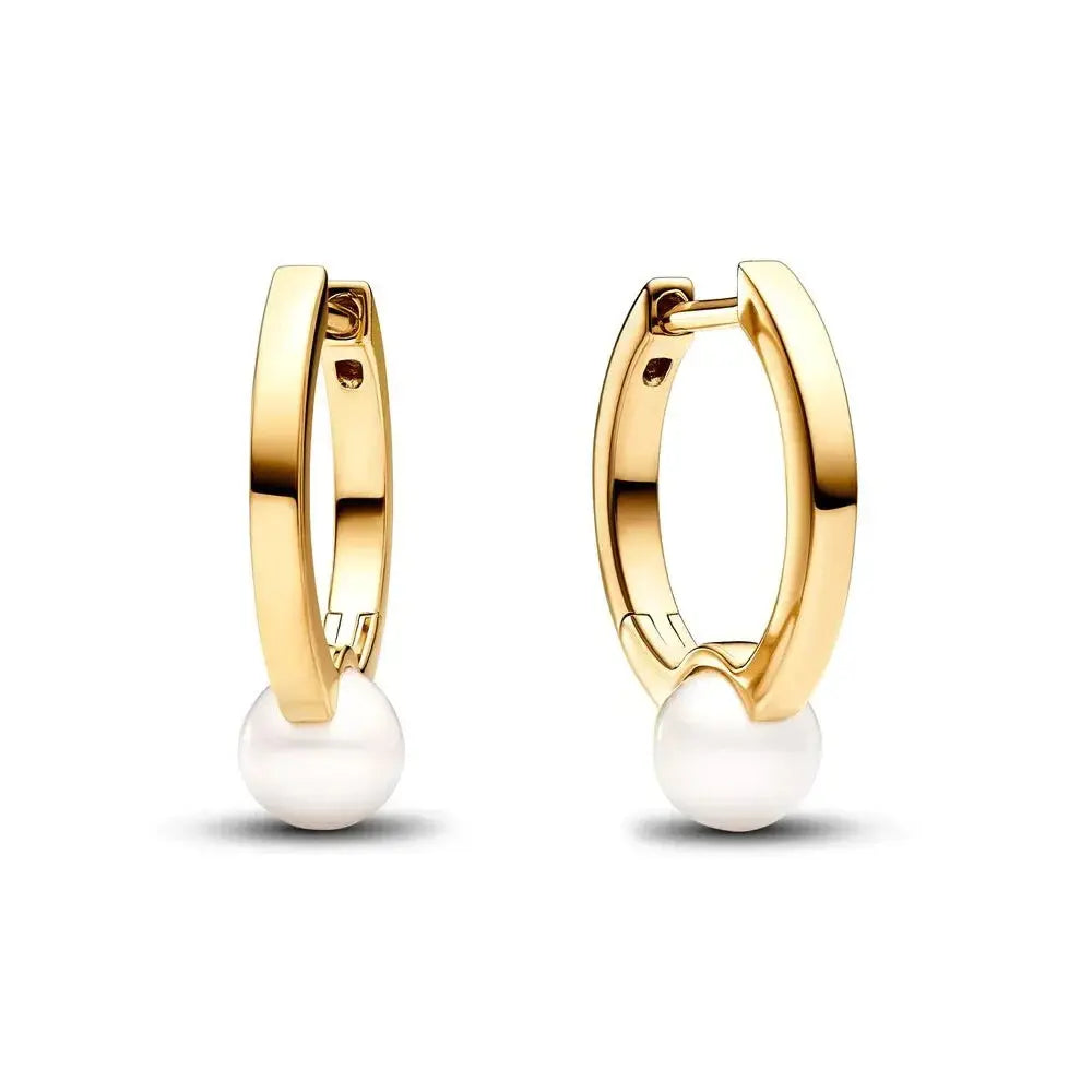 Party Gifts 925 Sterling Silver Gold Color Sparkling Round Heart Earrings - USMJ0200 AliExpress-Dropship
