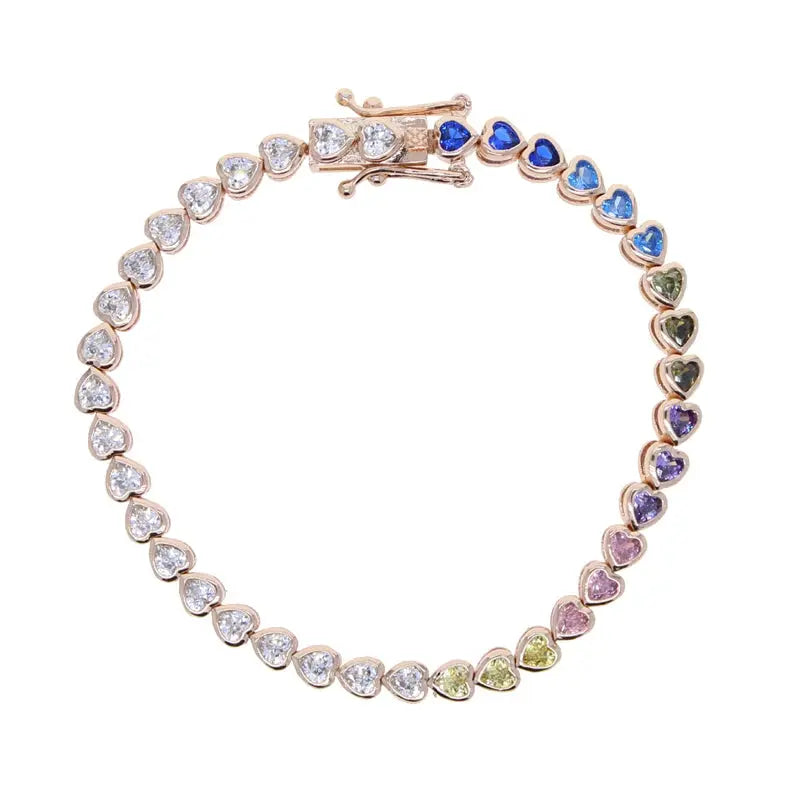 Bezel Cubic Zirconia 5A CZ Tennis Chain Bracelet - USMJ0227 AliExpress-Dropship