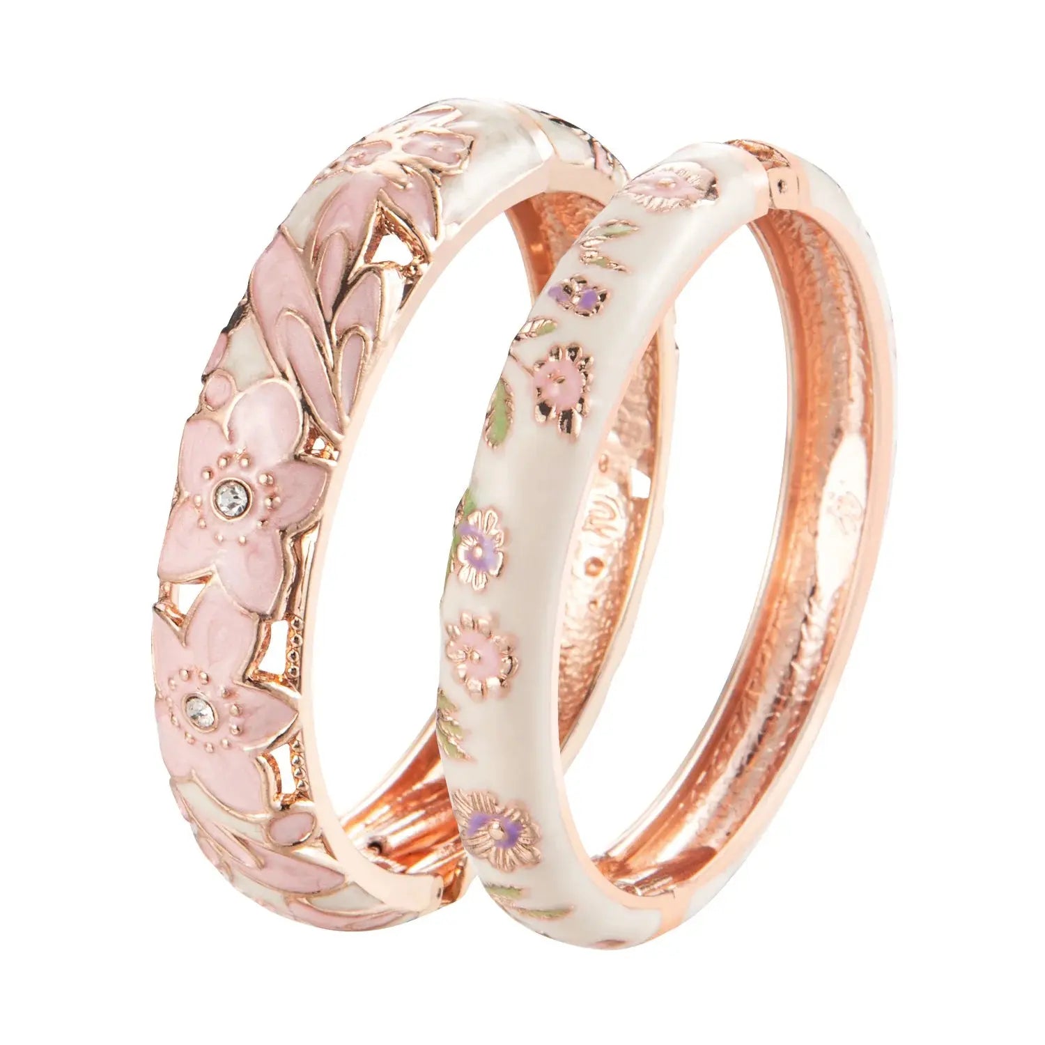Bangle For Women Double Enamel Bangle Set Cloisonne - USMJ0265 AliExpress-Dropship
