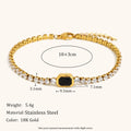 La.Muses Elastic Cubic Zirconia Stainless Steel Woman's Bracelet - USMJ0275 AliExpress-Dropship