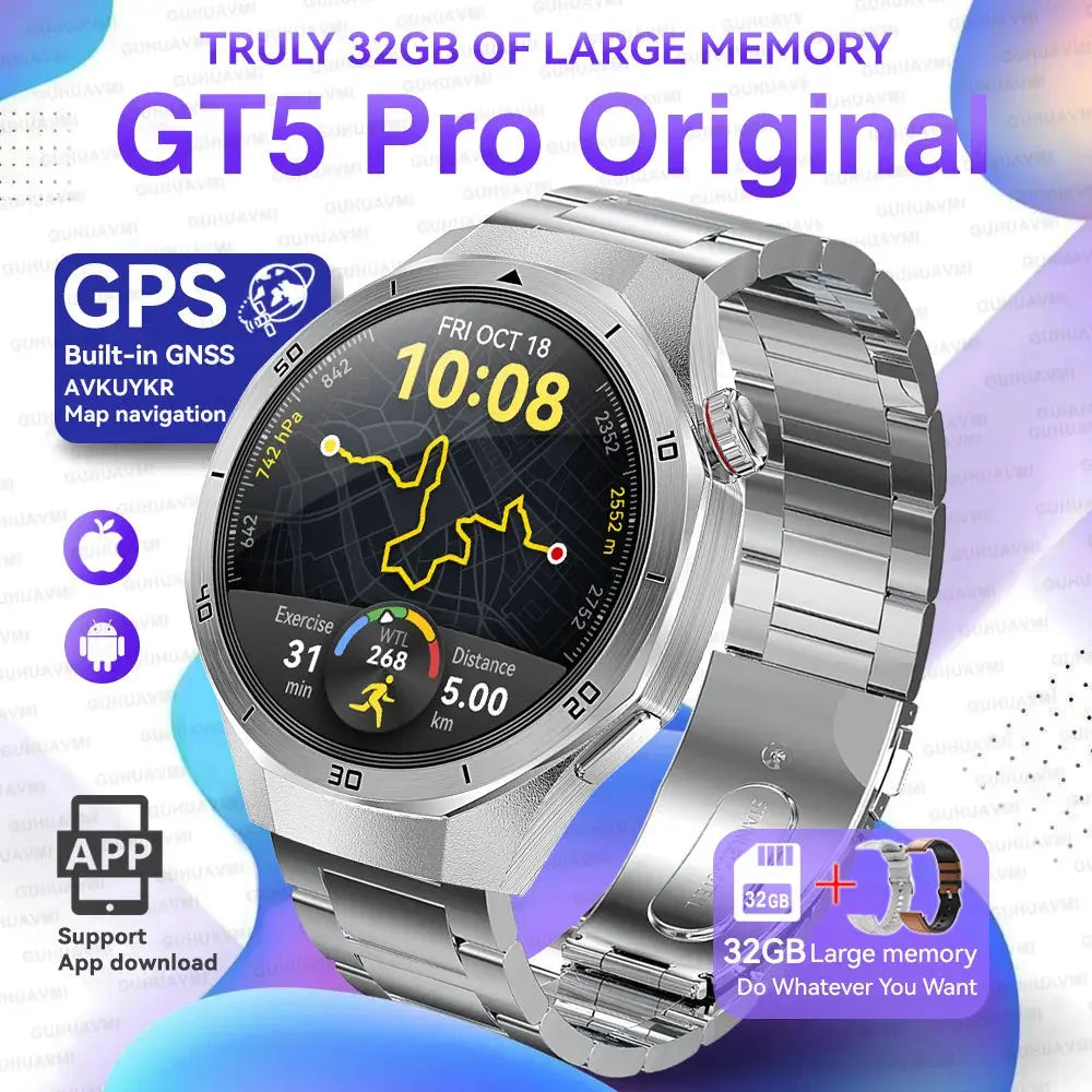 GT5 Pro Smart Watch Global Version Titanium Alloy Waterproof ON SALE 5% Discount - USM0217 AliExpress-Dropship