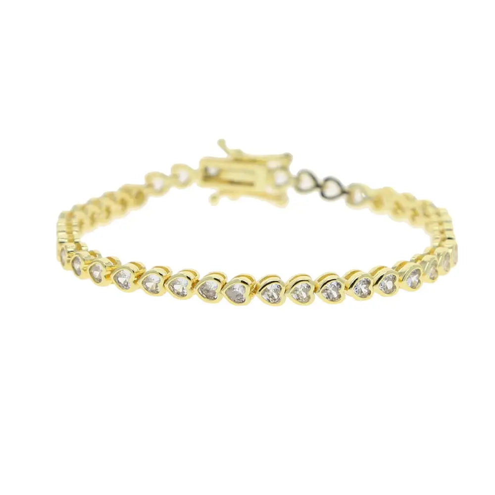 Bezel Cubic Zirconia 5A CZ Tennis Chain Bracelet - USMJ0227 AliExpress-Dropship