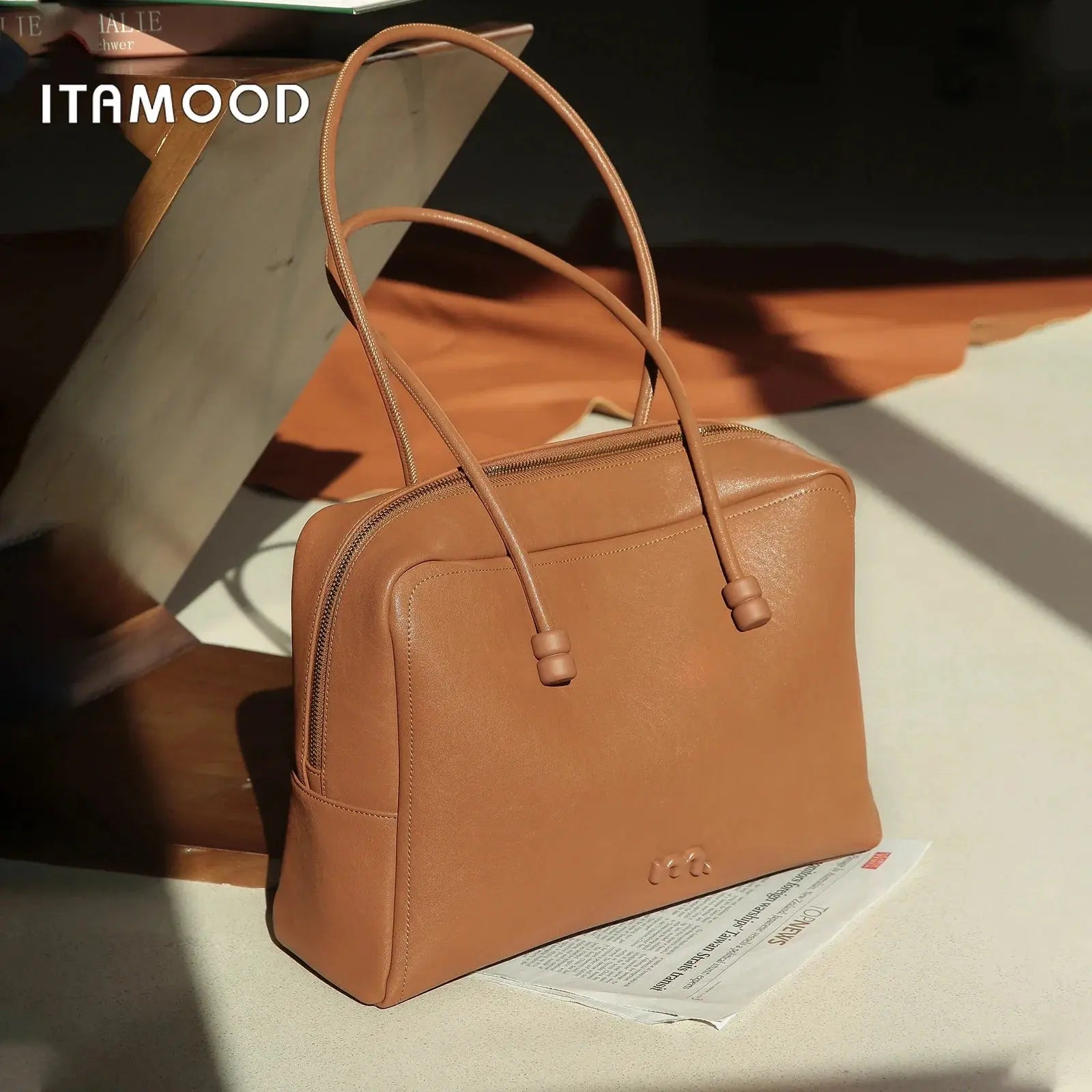 Large Briefcase Retro Women Boston Bag Fashion - USMJ0266 AliExpress-Dropship